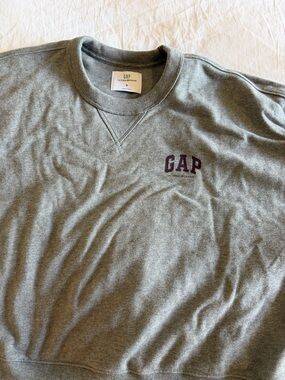 GAP x Victoria Beckham Gray Crewneck Sweatshirt